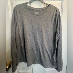 Time and Tru Gray Long Sleeve Shirt